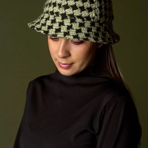 Brimless bucket hat