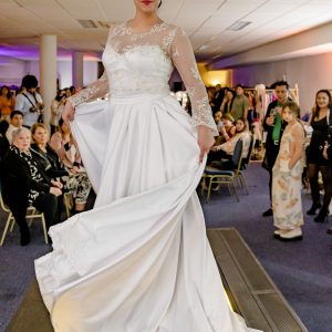 Vestido Novia 2 piezas