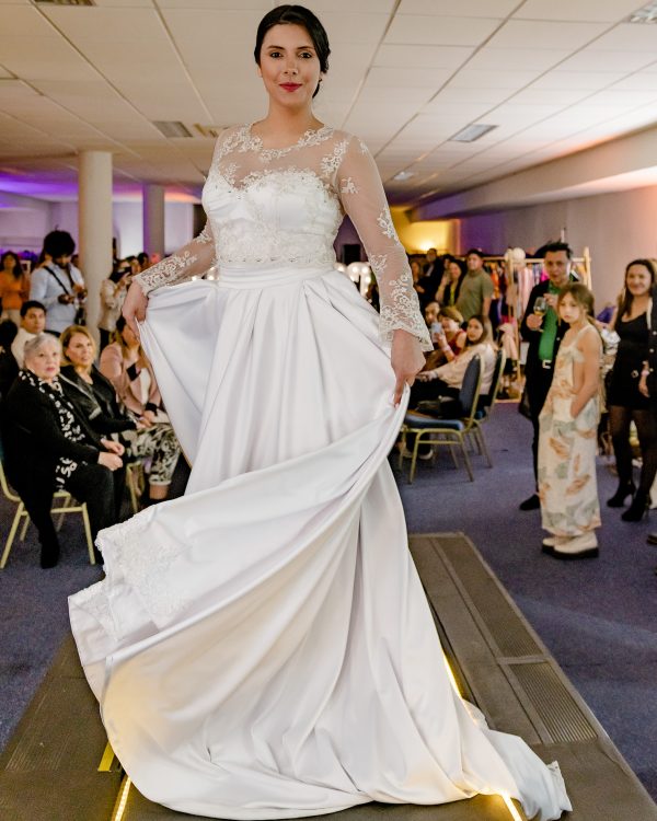 Vestido Novia 2 piezas - Imagen 2