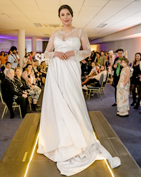 Vestido Novia 2 piezas