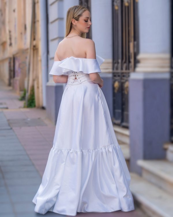 Vestido Novia Volante - Imagen 3