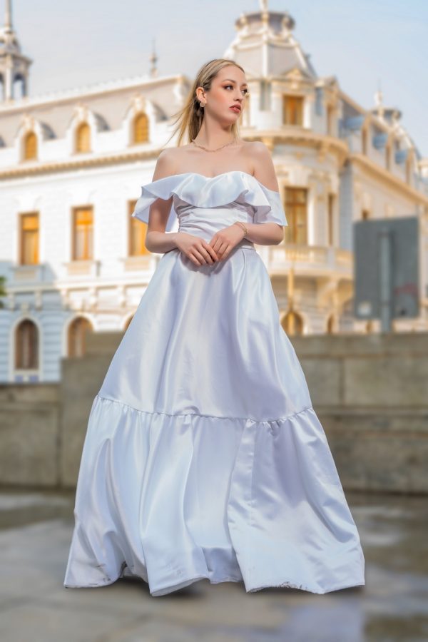 Vestido Novia Volante - Imagen 4
