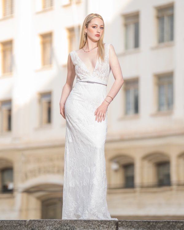 Vestido Encaje Novia - Imagen 2